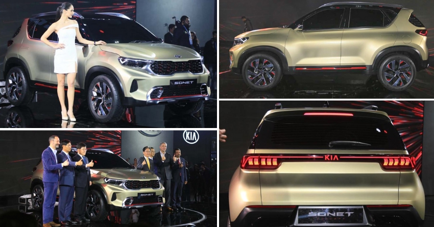 Kia Sonet Compact SUV Concept Officially Revealed in India
