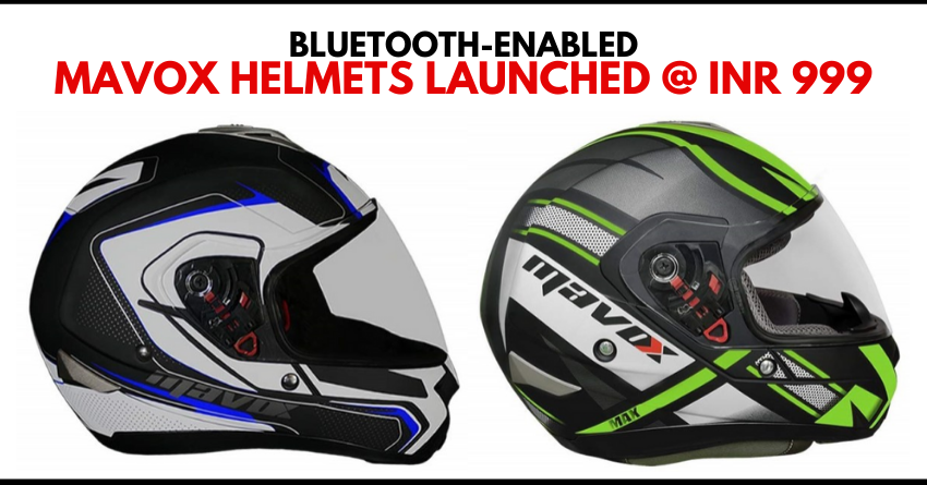 Bluetooth-Enabled Mavox Honcho Helmets Launched @ INR 999