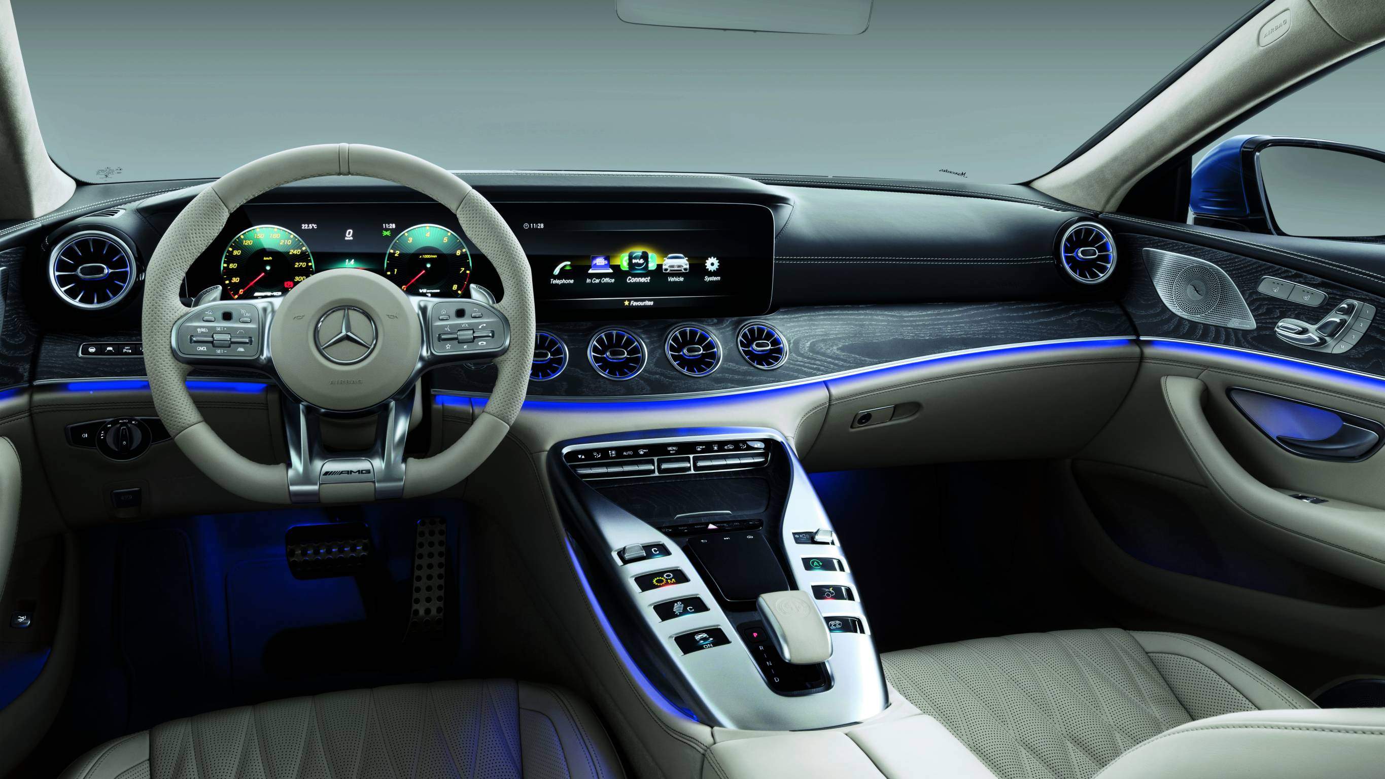 Mercedes AMG GT 4-Door Coupe Dashboard