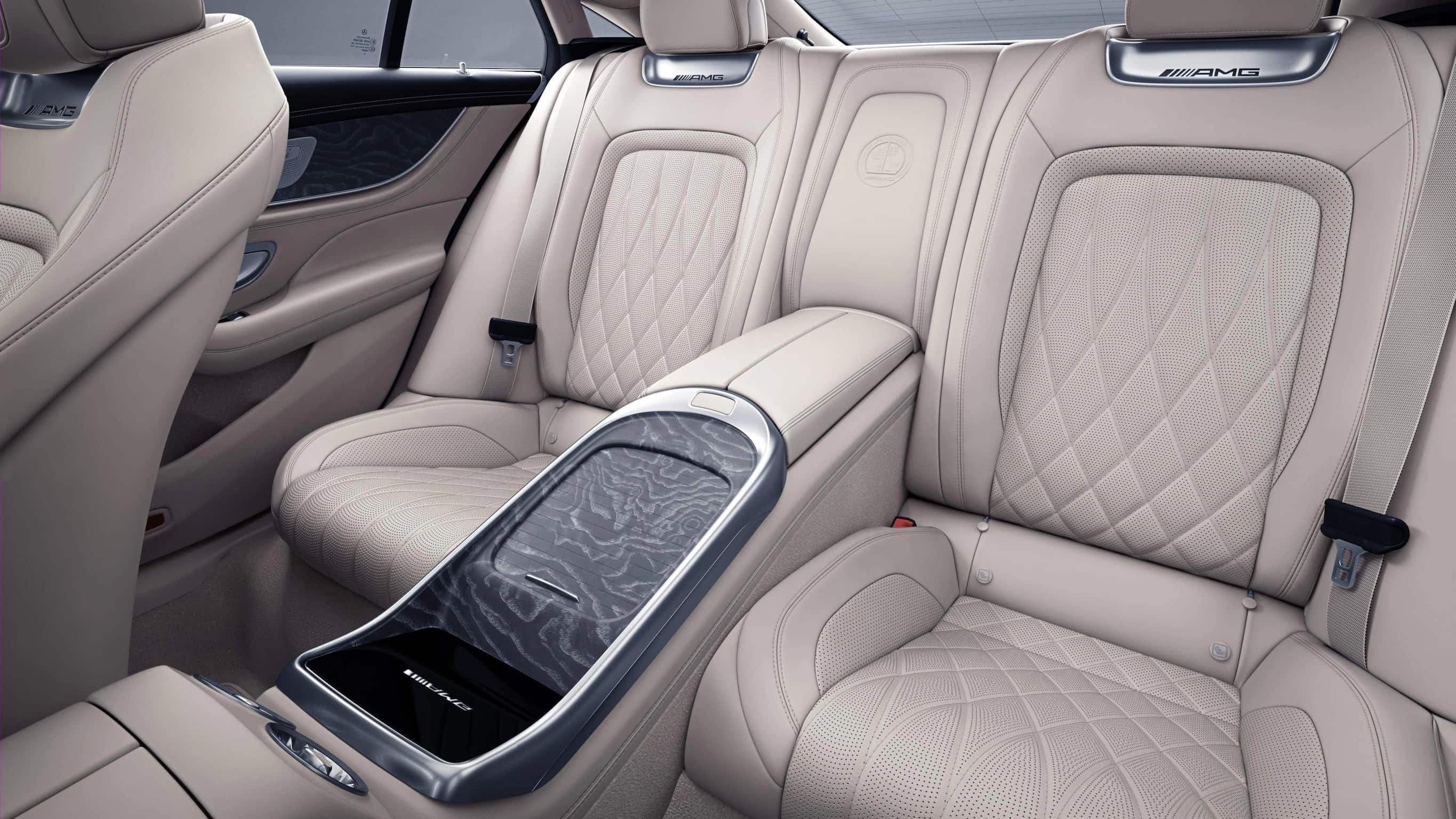 Mercedes AMG GT 4-Door Coupe Rear Seats