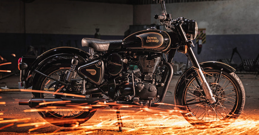 Royal Enfield Classic 500 Tribute Black Online Bookings Closed