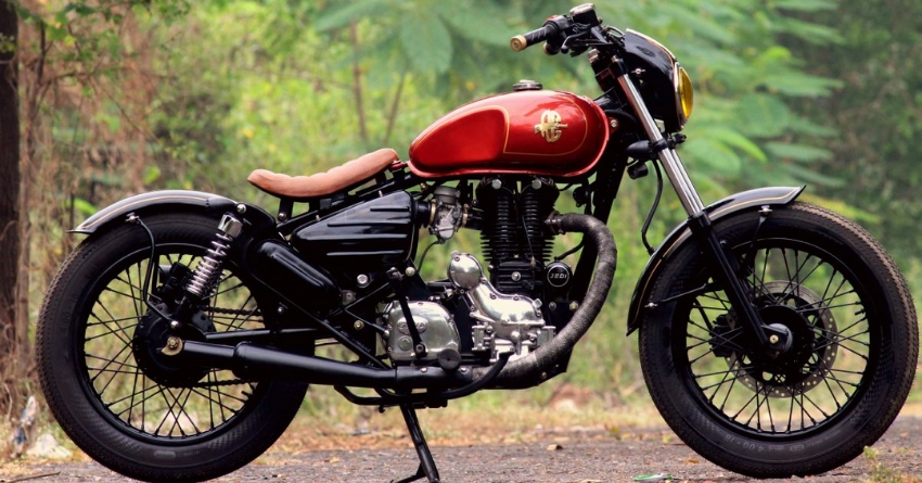 Royal Enfield Thunderbird Retro Bobber by JEDI Customs - Maxabout News