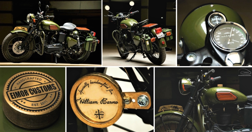 Meet Royal Enfield Electra Johnnie 350 by EIMOR Customs