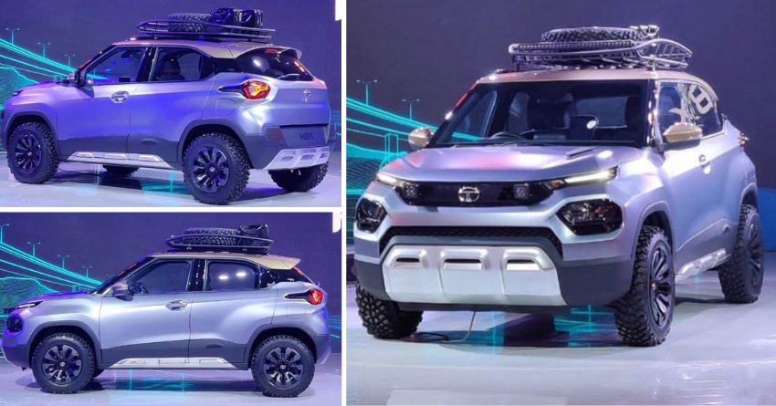 Tata HBX Micro SUV Concept Officially Unveiled in India