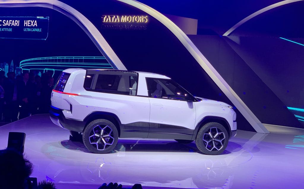 Tata Sierra SUV Concept Side View