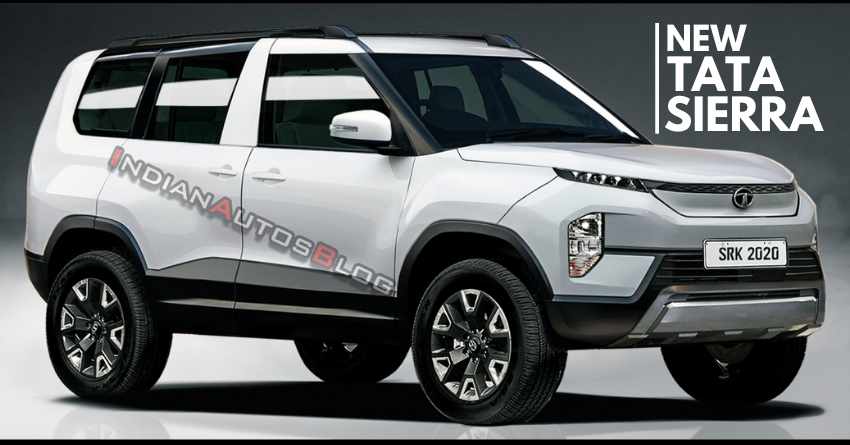 New Tata Sierra Production Variant Rendered by SRK Designs