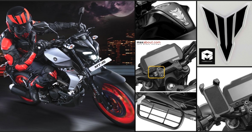 2021 Yamaha MT-15 Accessories Price List in India