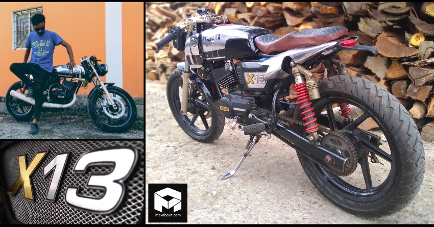 Meet Yamaha X13 (Modified RX 135) by Abishek Dey