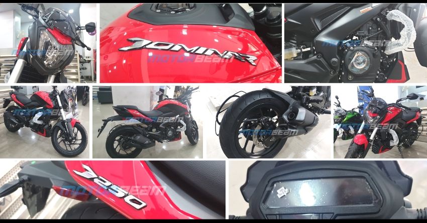 Red Bajaj Dominar 250 Spotted in a New Set of Photos