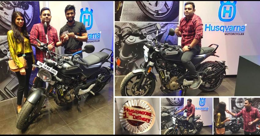 India's First 250cc Husqvarna Motorcycle Delivered by KTM Thane