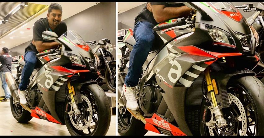 India's First 2020 Aprilia RSV4 1100 Factory Delivered