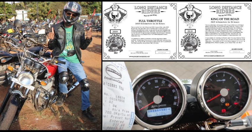 2415 Kilometres in 36 Hours: New Record Created by Shraiyans Mittal