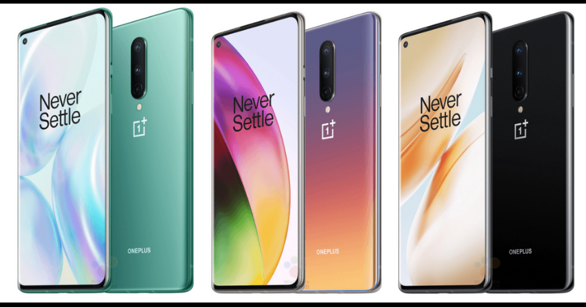 OnePlus 8 Colour Options Surface Online