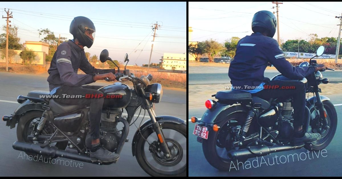 Royal Enfield Meteor Cruiser Spotted Undisguised Again