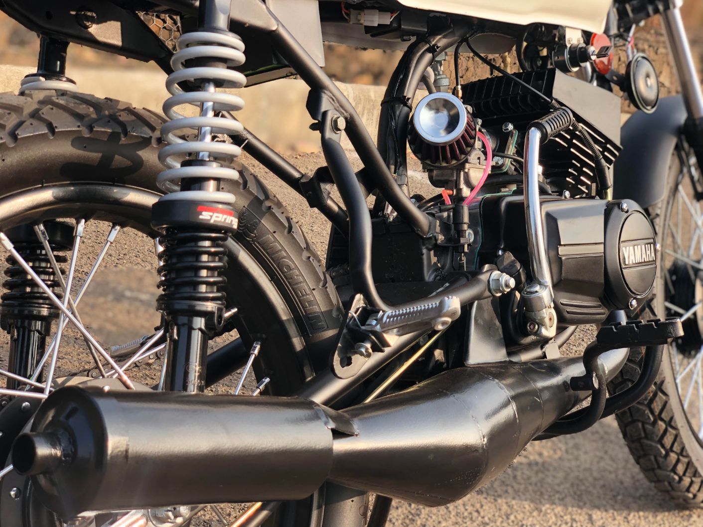 Meet Yamaha RX100 Premium Model By FIXUP Motorcycle Garage - closeup