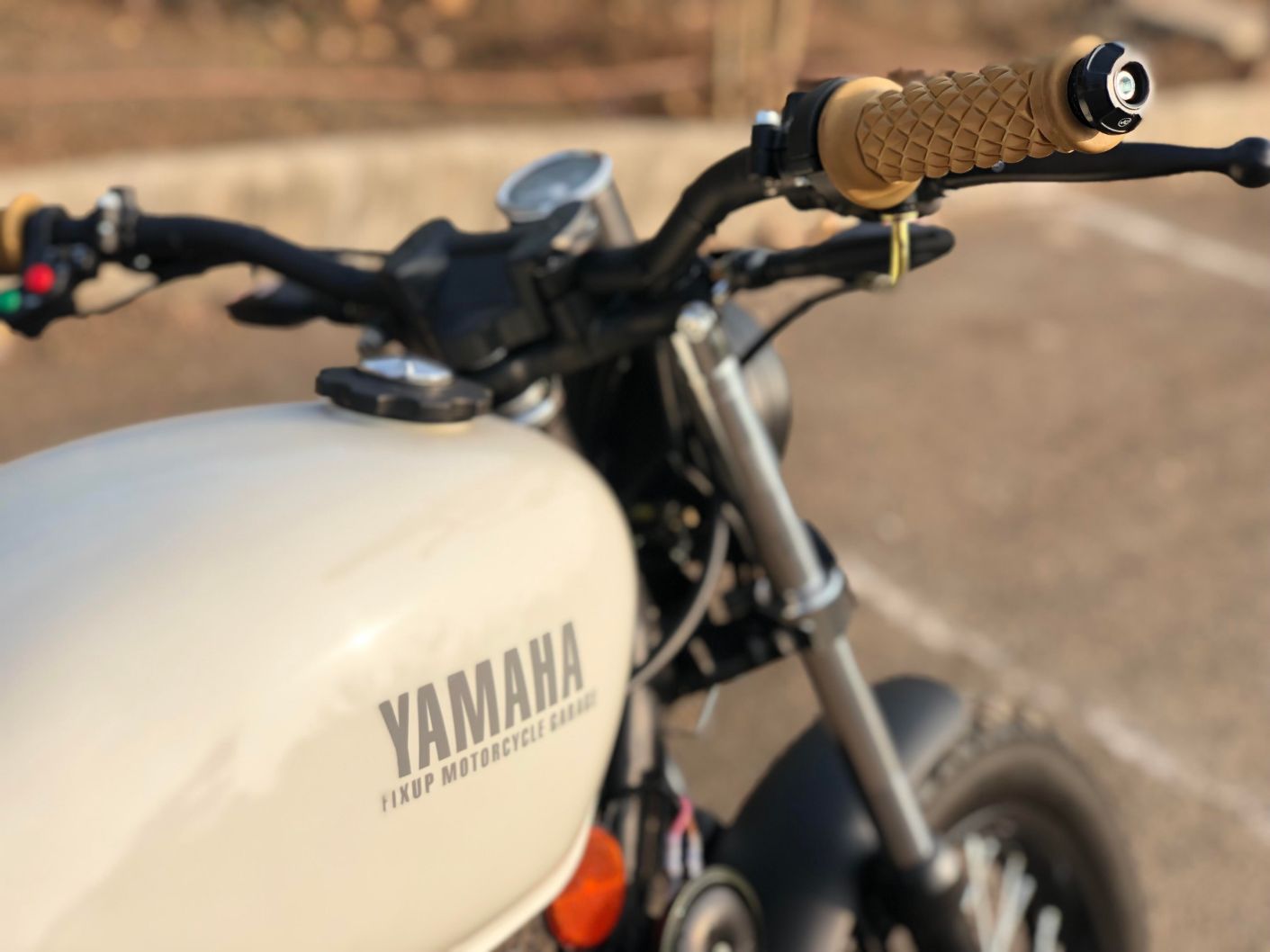 Meet Yamaha RX100 Premium Model By FIXUP Motorcycle Garage - top