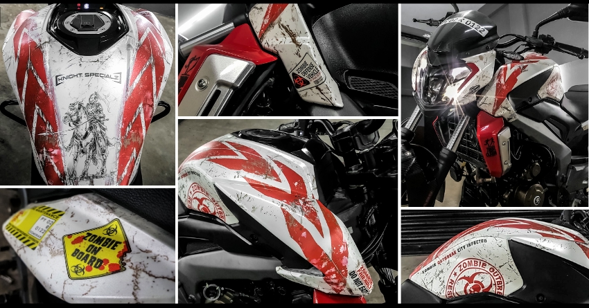 Meet Custom-Made Bajaj Dominar 400 Zombie Knight Rider