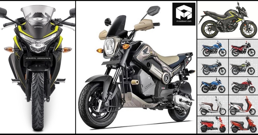 Honda Removes 13 Two-Wheelers from its Official Website