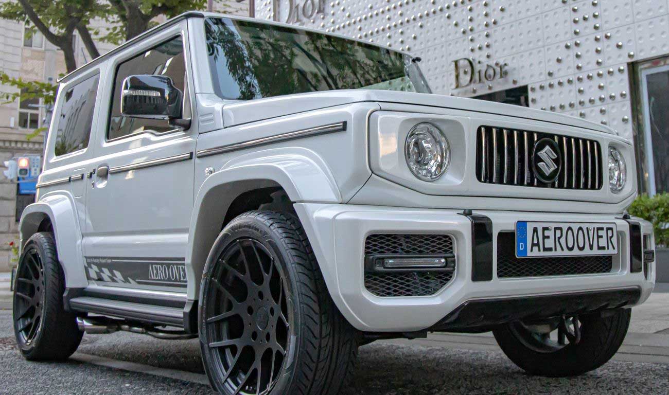 Suzuki Jimny Compact SUV Converted into a Mercedes-Benz G-Wagon - image