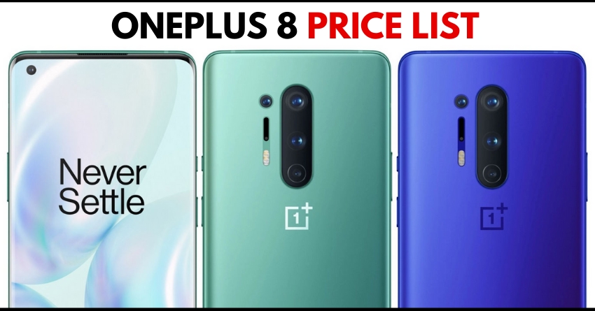 OnePlus 8 and OnePlus 8 Pro Price List Surfaces Online