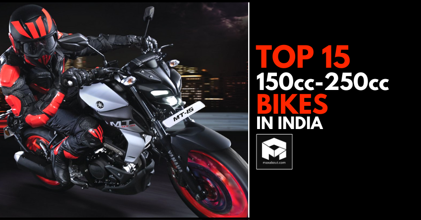 Top 15 Best-Selling 150cc-250cc Bikes