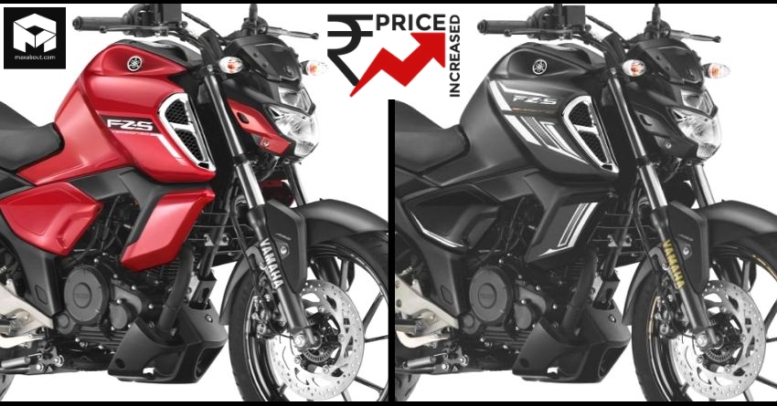 BS6 Yamaha FZ V3 and FZS V3 Prices Increased Again