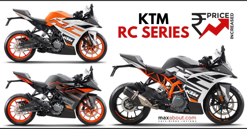 BS6 KTM RC 125, RC 200 and RC 390 Prices Increased