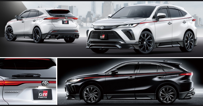 Toyota GR Harrier Unveiled with Sporty Parts from TRD