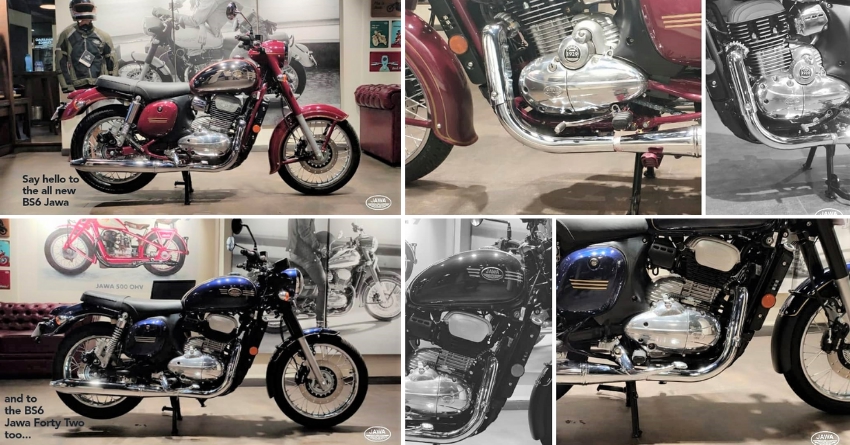 BS6 Jawa Standard and Jawa 42 Photos Officially Revealed
