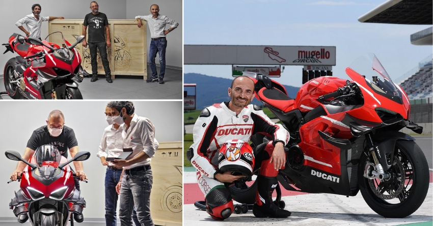 1st Ducati Superleggera V4 Delivered at Borgo Panigale