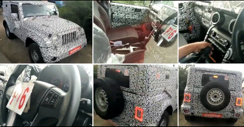New-Gen Mahindra Thar Diesel Automatic Spotted for the First Time