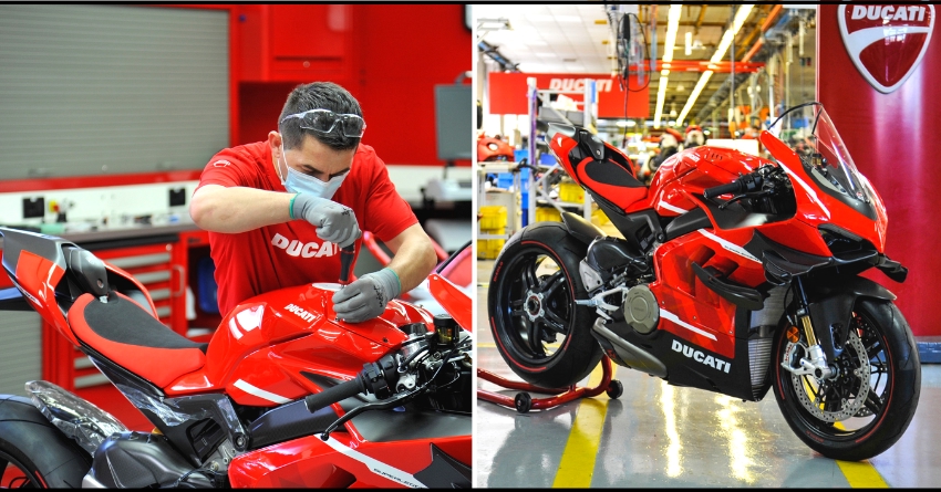 Ducati Starts Production of the Superleggera V4 Superbike