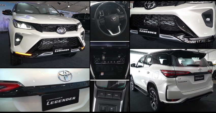Toyota Fortuner Legender Detailed in a Walkaround Video