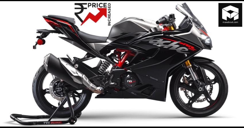 2020 BS6 TVS Apache RR 310 Sportbike Price Increased