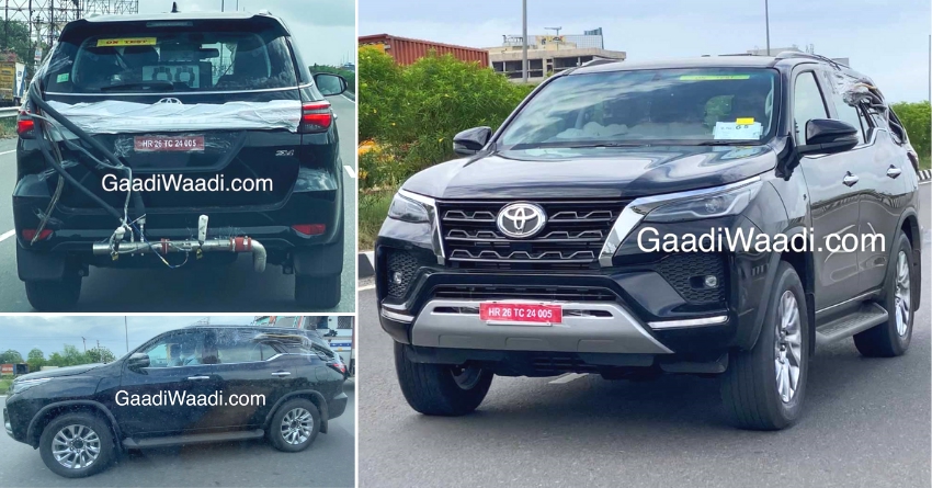 2021 Toyota Fortuner Spotted Testing in India for the First Time