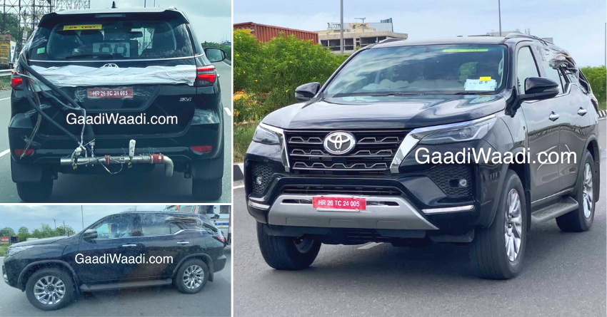 2021 Toyota Fortuner Spotted Testing