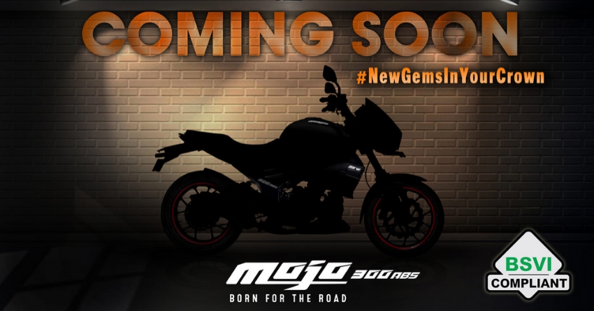 BS6 Mahindra Mojo 300 Officially Teased; Launch Soon