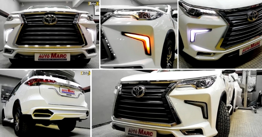 This Toyota Fortuner Is Inspired By The Lexus LX570 - Live Photos