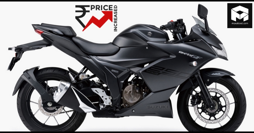 BS6 Suzuki Bikes Prices Increased; Old Price List vs New Price List
