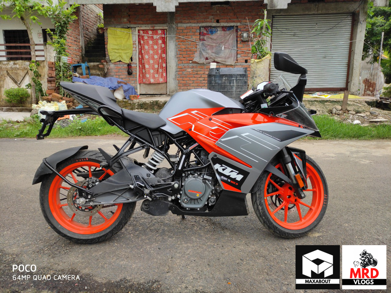 BS6 KTM RC 200 Limited Edition Walkaround Video by MRD Vlogs - photograph