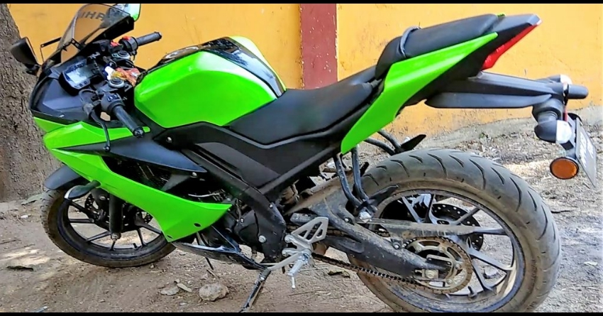 Meet Ninja Green Yamaha R15 Version 3 Sportbike