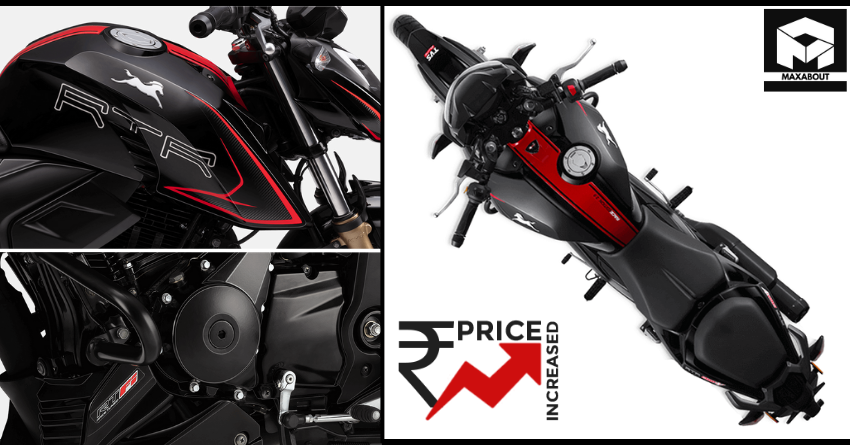 TVS Apache RTR 4V Bikes Get Expensive - Here Are The Details