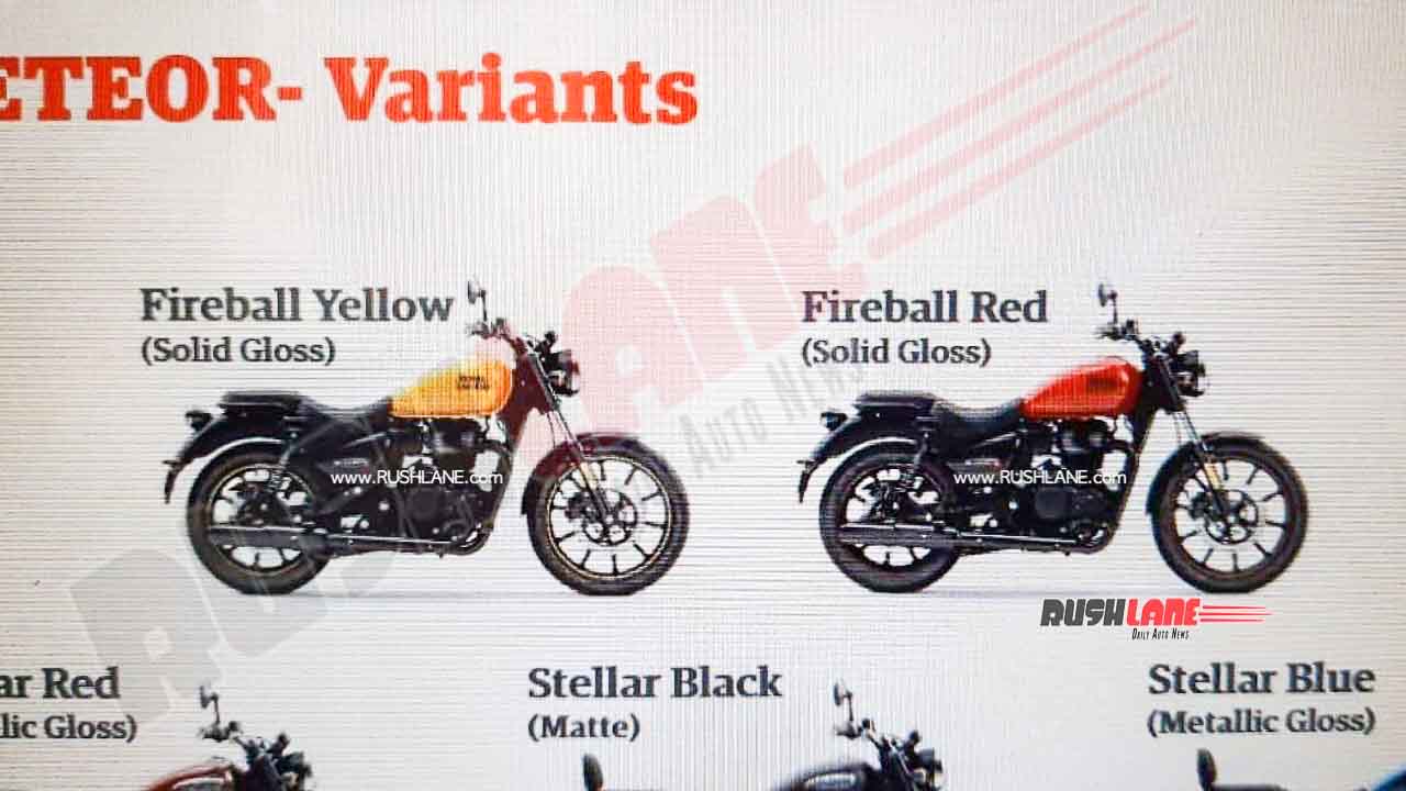 Royal Enfield Meteor 350 Colour Options