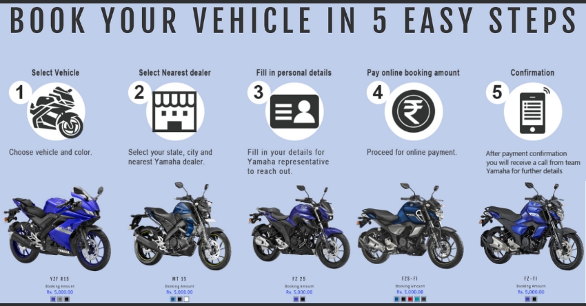 Yamaha India Launches New Website For Buying Bikes Online