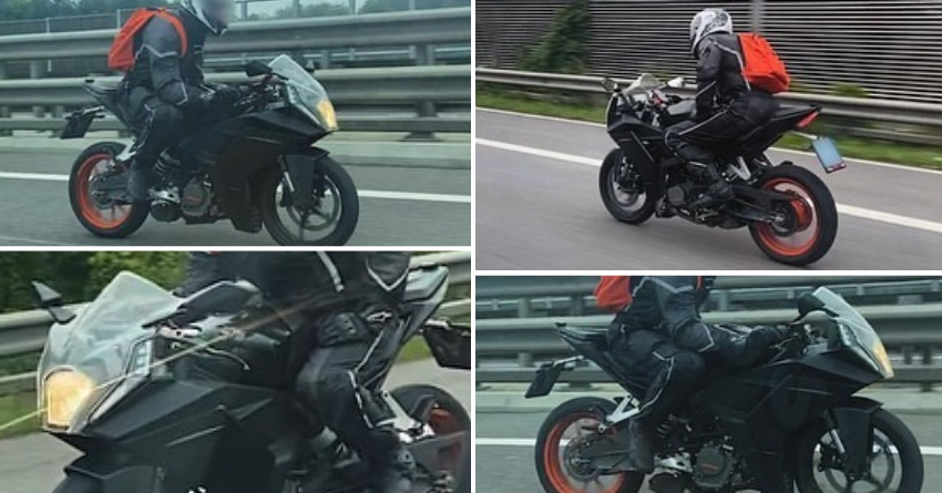 2021 KTM RC 200 Spotted Testing