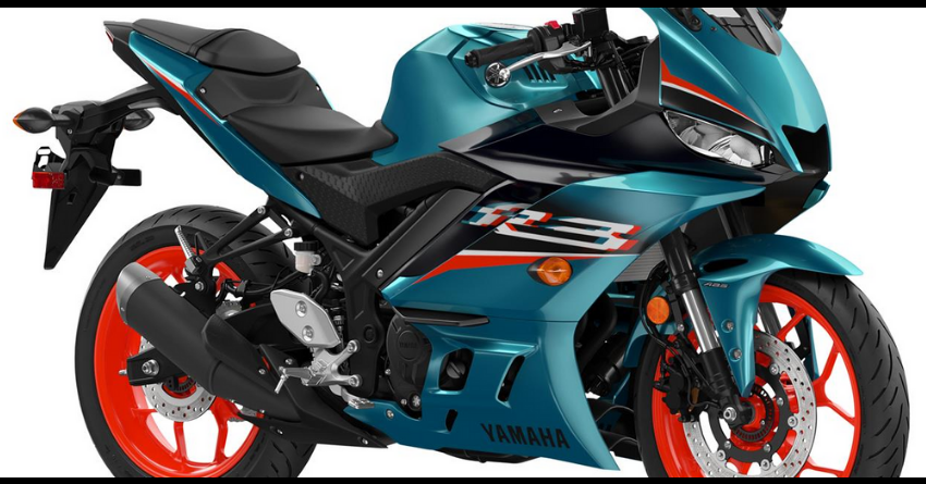 Electric Teal Yamaha R3 Sportbike