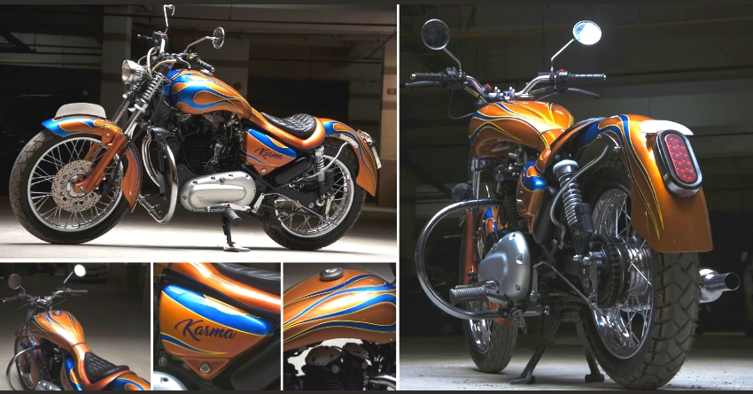 Meet Karma 350 - Based on the Royal Enfield Thunderbird Motorcycle