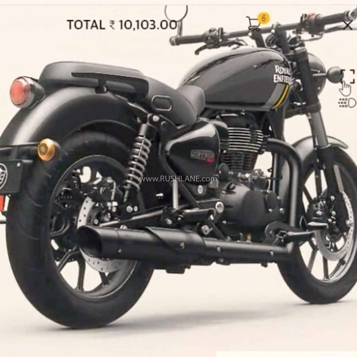 Accessorized Version of Royal Enfield Meteor 350