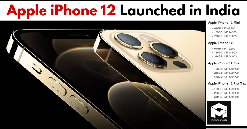 Apple iPhone 12 Launched in India; Full Price List Revealed