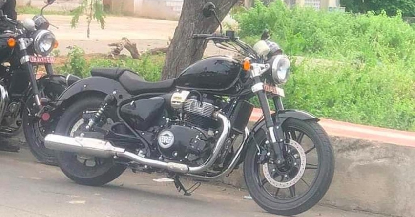 Royal Enfield KX650 Cruiser Motorcycle Spotted Undisguised